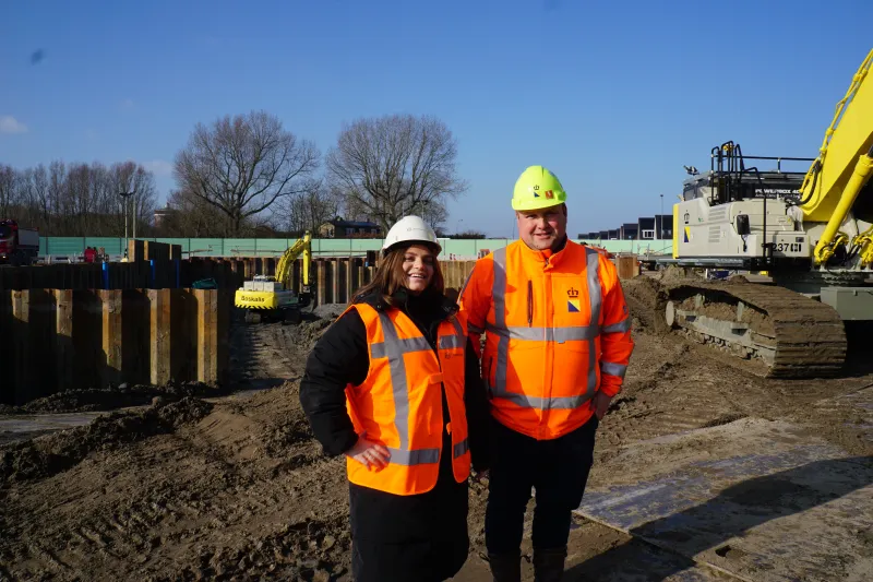 Projectbezoek R-net busbaan Leiden-Katwijk