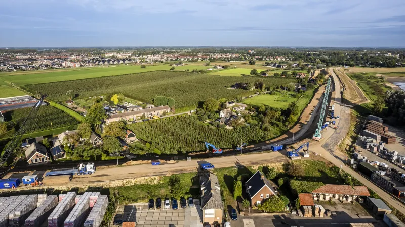Projectfoto van Dijkversterking Tiel — Waardenburg