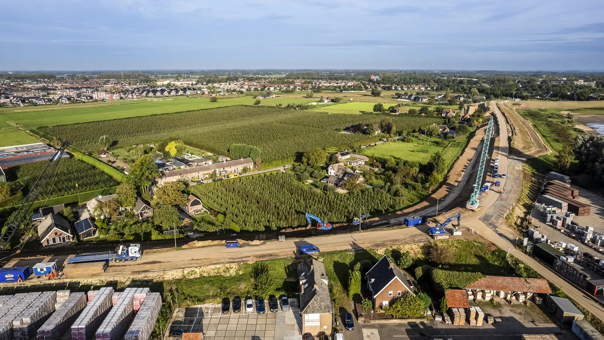 Projectfoto van Dijkversterking Tiel — Waardenburg