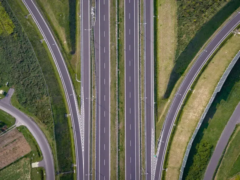 Wegenbouwproject