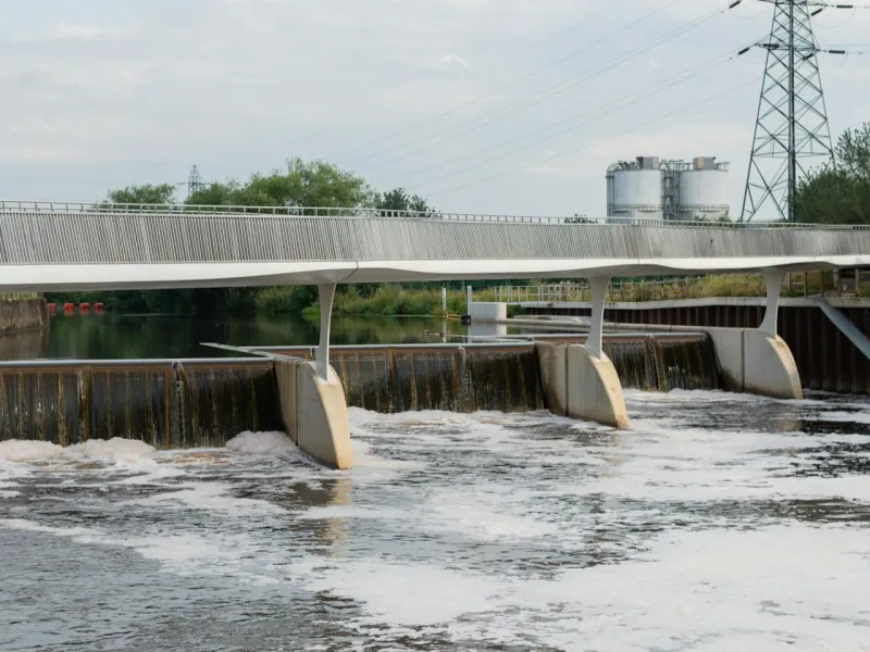 Stuw- en gemaalconstructie