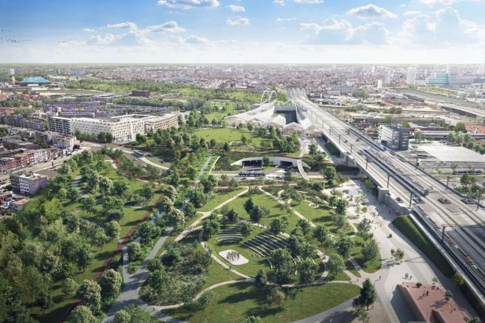 Inpassing van de Ring Antwerpen met tunnels, overkappingen en verdiepingen